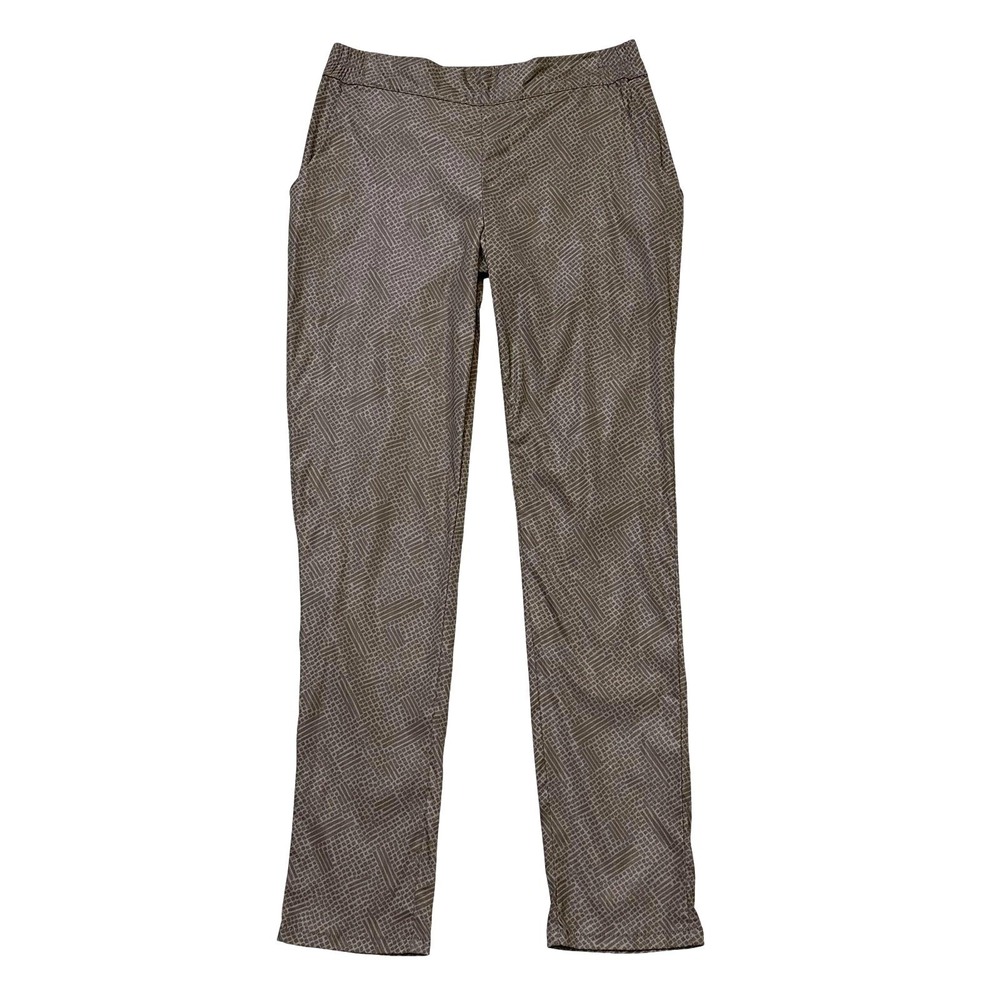 Toad&Co Pants Womens XS Green Jetlite Jogger Lightweight Travel Print Drawstring